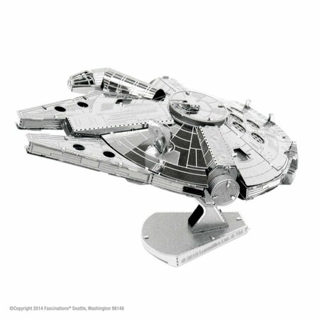 YENDO Metal Earth Metal Star Wars Millenium Falcon 3D Model, Silver YE3308471